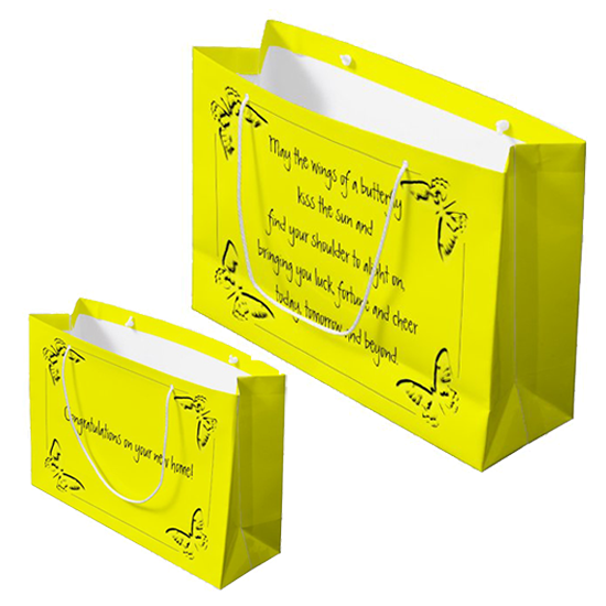 Irish Blessing: Wings of a Butterfly Large Gift Bag